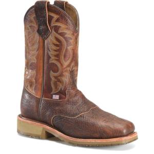 Double-H DH4670 Square Steel Toe 11 in. Roper - Built in the USA_image