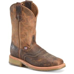 Double-H DH4671 Square Steel Toe 11 in. Roper - Built in the USA_image