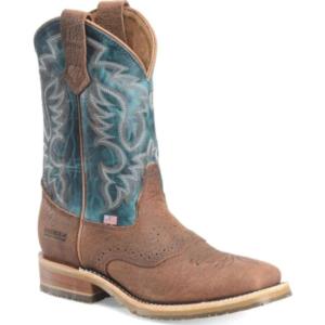 Double-H DH4672 Western Square Soft Toe 11 in. Roper - Built in the USA_image