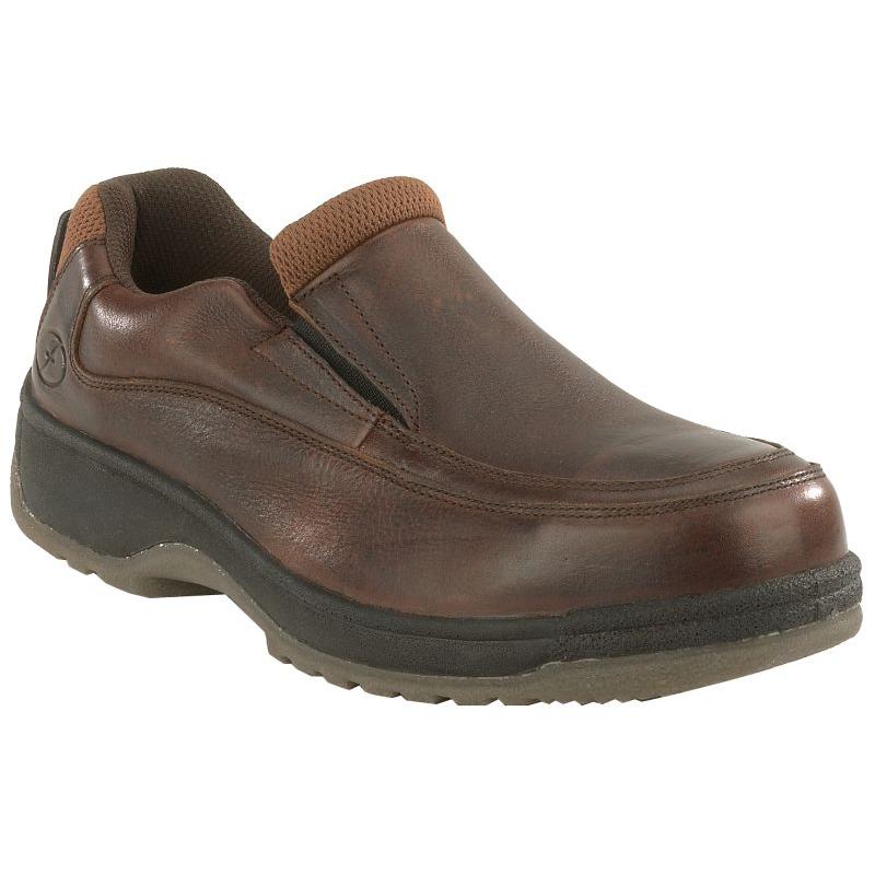 Florsheim Men's Steel Toe ESD Moc Toe Slip On Work Shoe FS2405