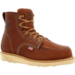 GEORGIA 6 in Moc-Toe Wedge Soft Toe Boot - Built in the USA_image