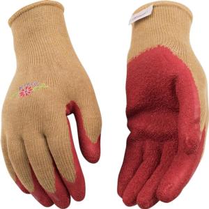 Kinco Women's Tan Polycotton Knit Shell Gripping Glove