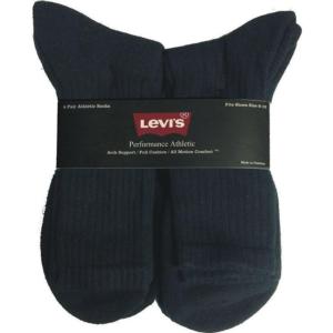 Levis Performance Athletic Socks - 6 Pack SOC6pac