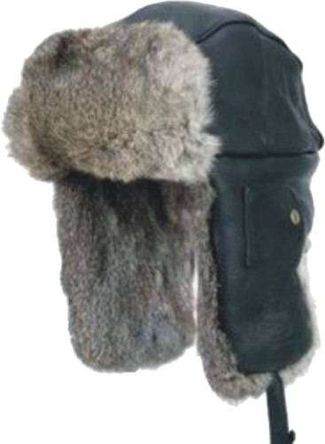 mad bomber hat leather
