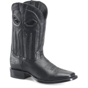 Phantom Rider PH5044 Wide Square Soft Toe 11 in. Roper - Black_image