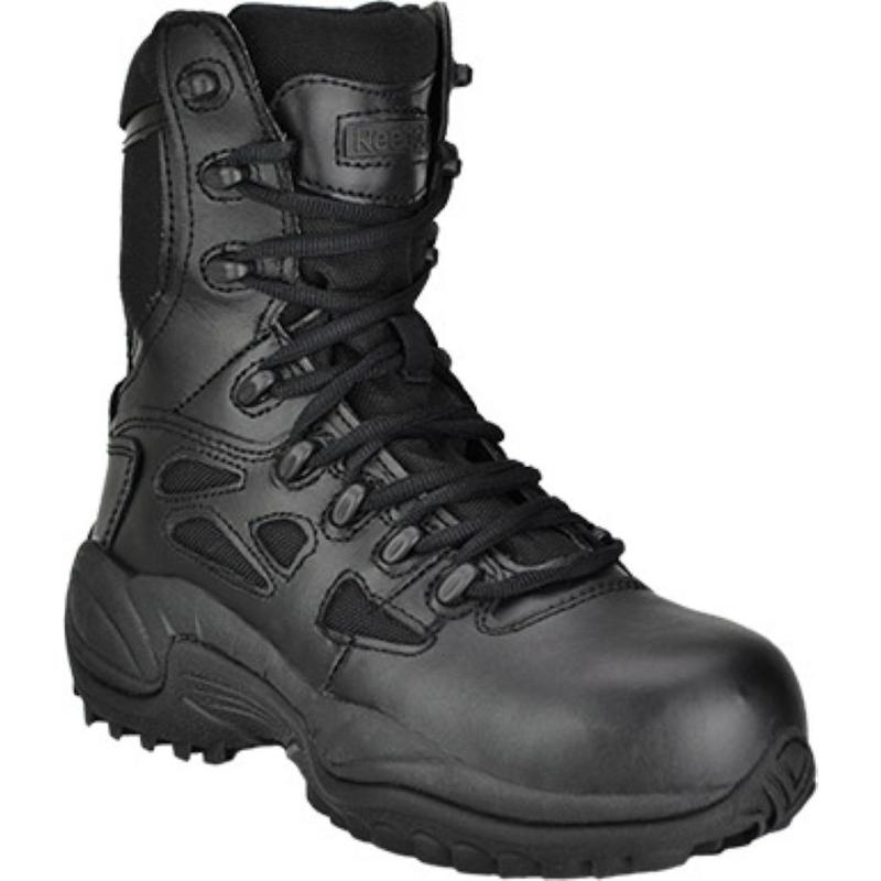 RB8874 Rapid Response Side-Zip Composite Toe 8 in. Boot - Black RB8874