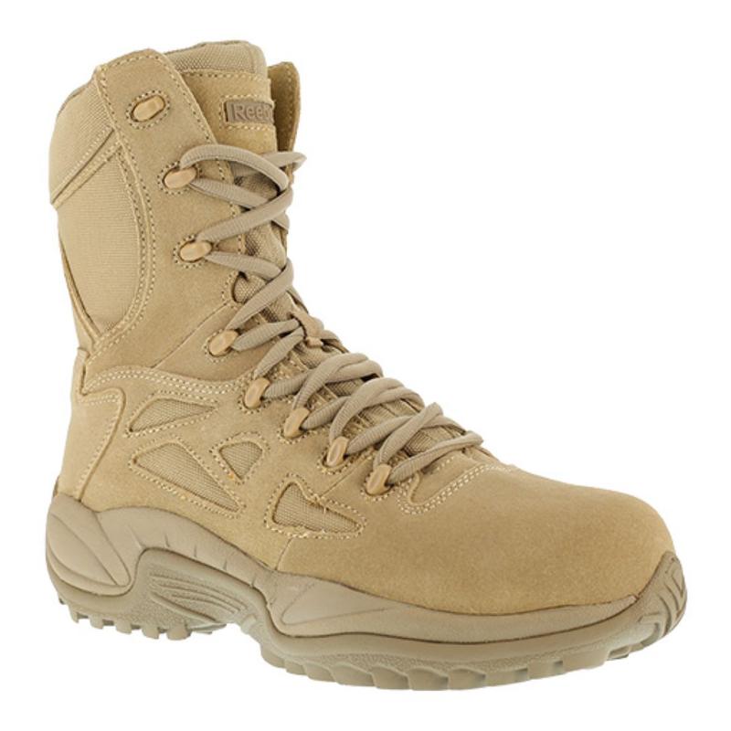 Reebok Rapid Response 8 in.Side Zip Composite Toe Boots RB8894