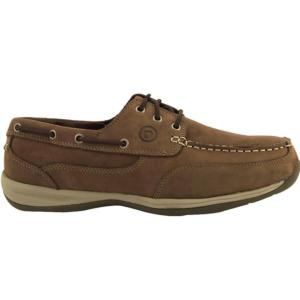 RK6736 Sailing Club Three Eye Tie Steel Toe Boat Shoe_image