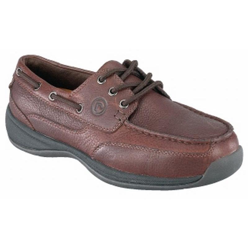 rockport steel toe boat shoes