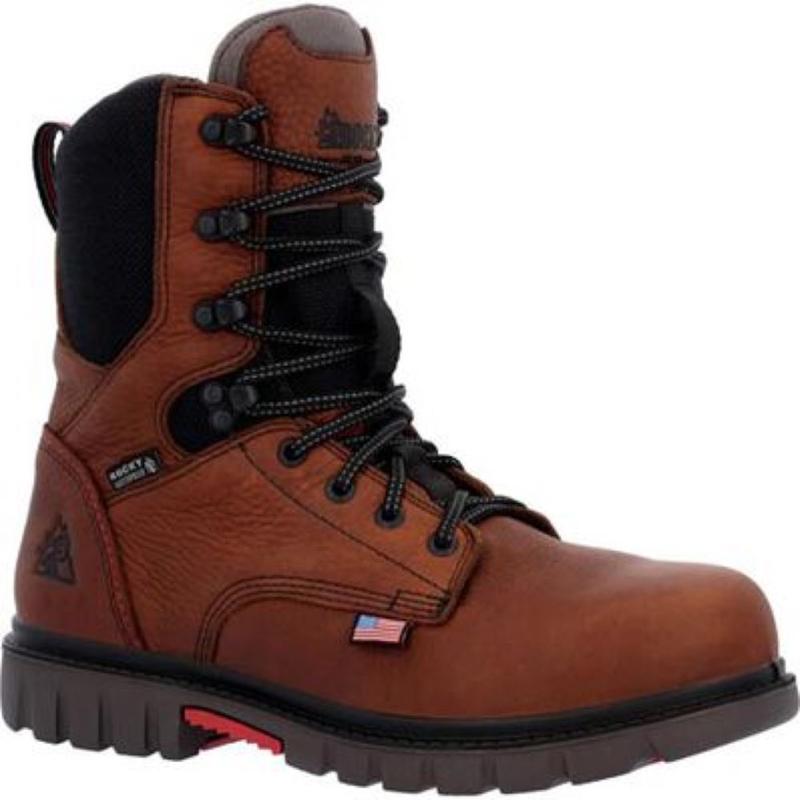 WorkSmart 8 in. Waterproof Composite Toe Boot Built in the USA RKK0403