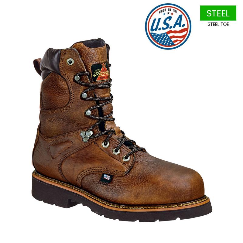 thorogood heritage safety toe 8 inch work boot