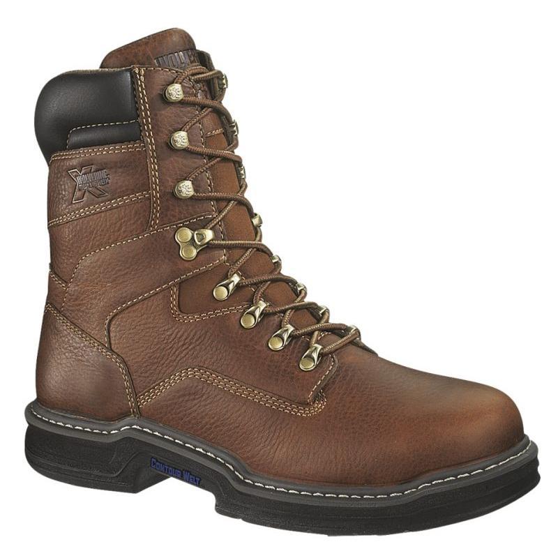 wolverine 8 inch moc toe work boots