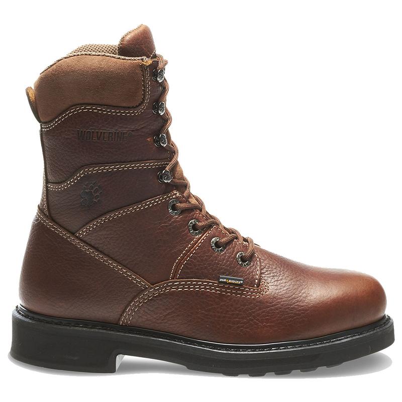 Wolverine Mens 8in. Durashocks Slip Resistant Work Boots W04328