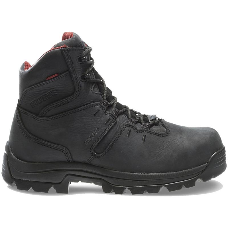 inch Steel Toe Black Waterproof Boot W04406