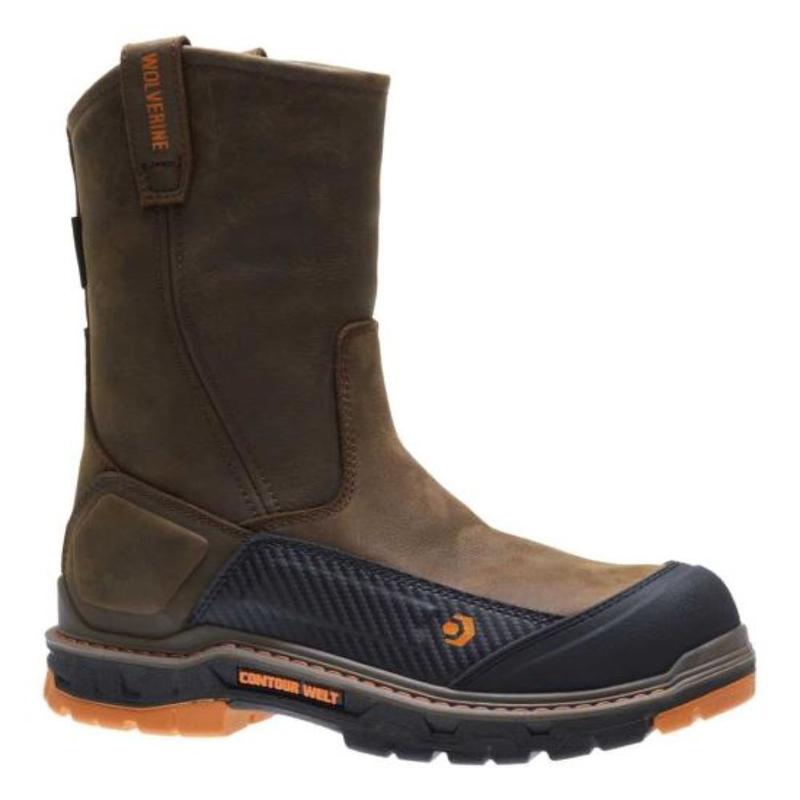 W10708 Overpass Waterproof Pull-on Composite Toe 10 in. Boot W10708