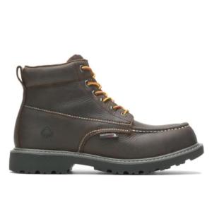 W221048 Floorhand Moc Toe Waterproof Steel Toe 6 in. Boot- Dark Coffee_image