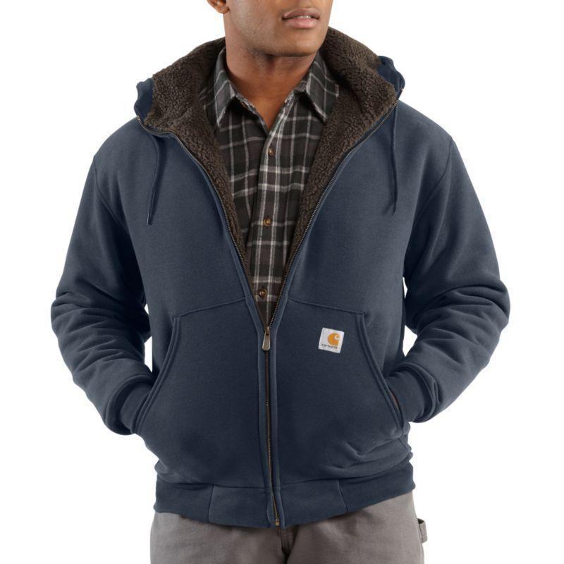 Carhartt Men's Brushed Fleece Sherpa-Lined Sweatshirt - Irregular 100072irr