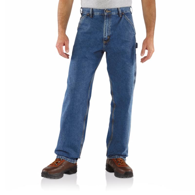 Carhartt Washed Denim Carpenter Jeans - Irregular B13irr