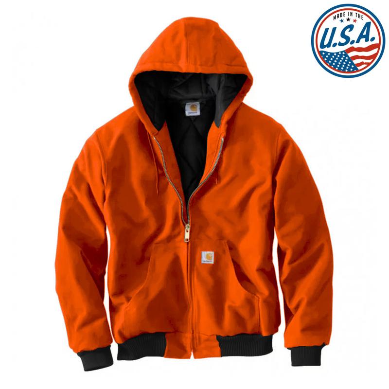 Carhartt Duck Quilted Flannel Lined Active Jackets Irregular J140irr