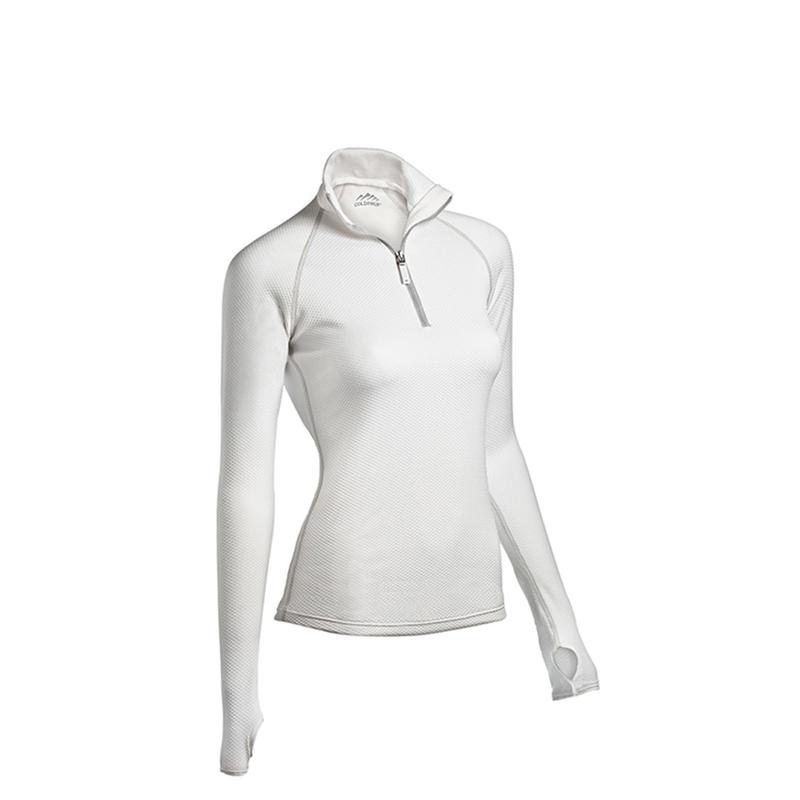 ColdPruf Womens Fleece Thermal Underwear Zip Top 45ZIP